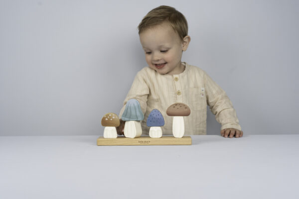 Stacking Puzzle Mushrooms - Forest Friends FSC